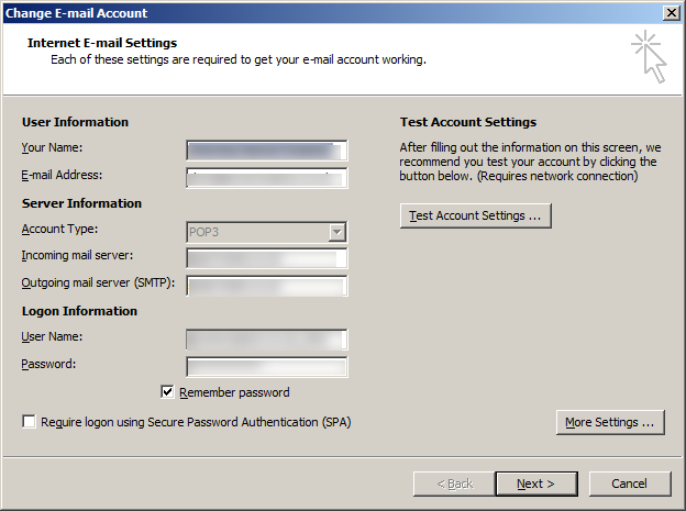 Select 'more settings'