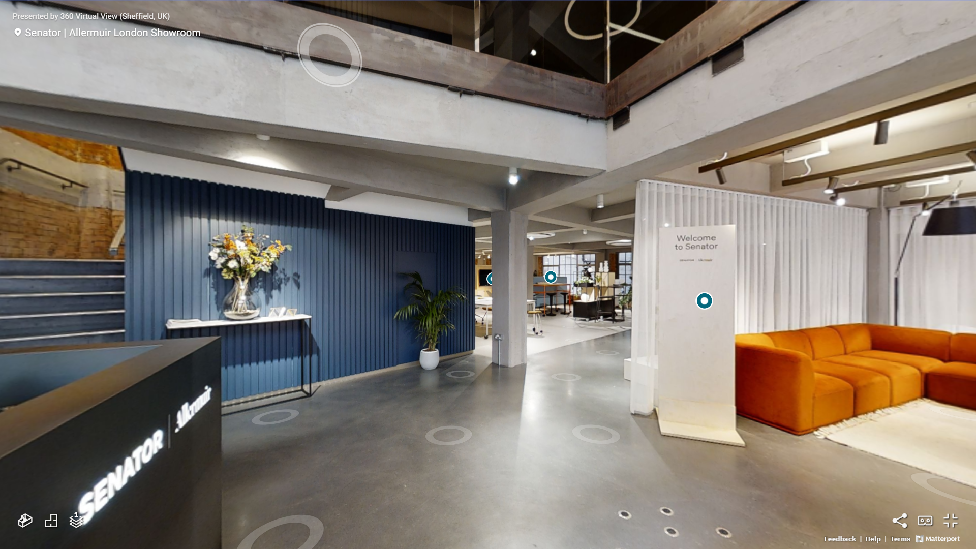 Virtual tours for showrooms